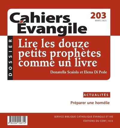 Cahiers Evangile, n° 203