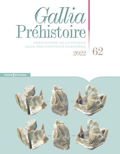 Gallia préhistoire, n° 62