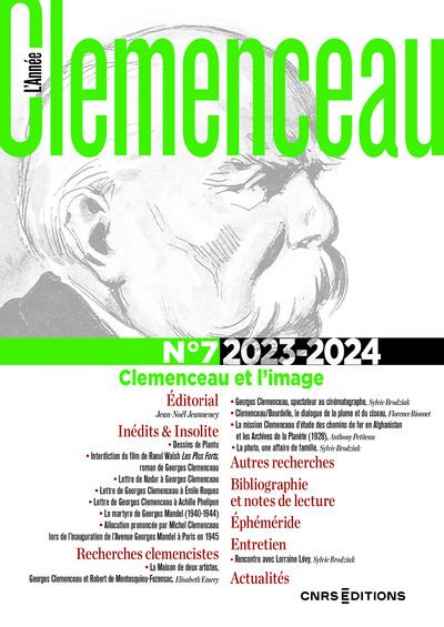 L'année Clemenceau, n° 7. Clémenceau et l'image