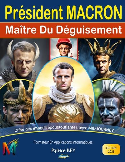 President Macron, Maitre Du Deguisement Avec Midjourney edition 2023