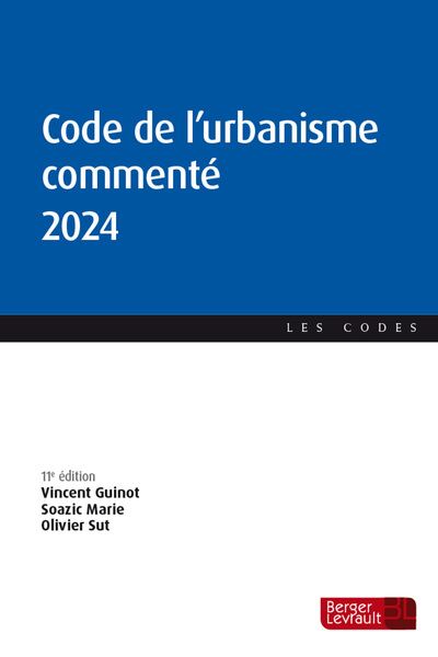 Code de l'urbanisme commenté 2024