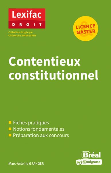 Contentieux constitutionnel : licence, master