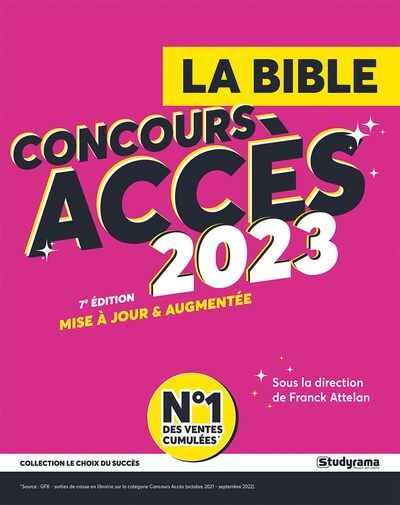 La Bible du concours accès 2023