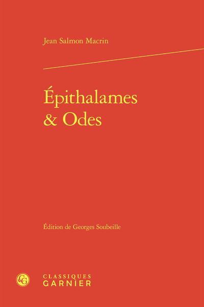Epithalames & odes