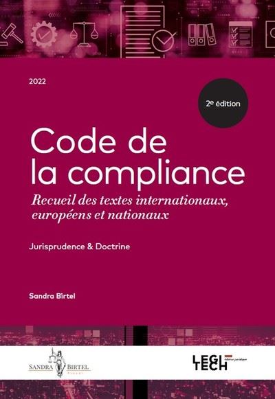 Code de la compliance, 2ème édition