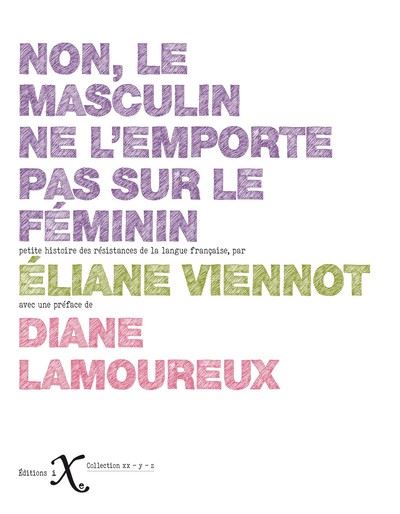 Non, le masculin ne l'emporte pas sur le féminin ! : petite histoire des résistances de la langue française
